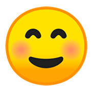 Emoji ☺️ Faccina Sorridente su Google Android 9.0.