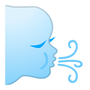 Emoji 🌬️ Vento su Google Android 9.0.