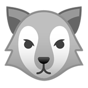 Émoji 🐺 Loup sur Google Android 9.0.