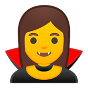 🧛‍♀️ Emoji weiblicher Vampir Google Android 9.0.