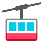 Émoji 🚡 Tramway Aérien sur HTC Sense 7.