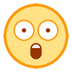 Emoji 😲 Faccina Stupita su HTC Sense 7.