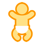 Emoji 🚼 Simbolo Con Immagine Di Bambino su HTC Sense 7.