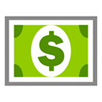 Émoji 💵 Billet En Dollars sur HTC Sense 7.