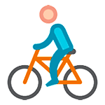 Émoji 🚴 Cycliste sur HTC Sense 7.