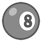 Emoji 🎱 Palla Da Biliardo su HTC Sense 7.