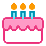 🎂 Emoji Tarta De Cumpleaños en HTC Sense 7.