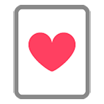 Émoji ♥️ Cœur Cartes sur HTC Sense 7.