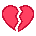 Émoji 💔 Cœur Brisé sur HTC Sense 7.