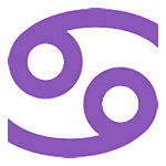 Emoji ♋ Segno Zodiacale Del Cancro su HTC Sense 7.