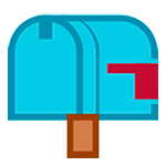 📪 Emoji geschlossener Briefkasten ohne Post HTC Sense 7.
