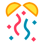 Emoji 🎊 Coriandoli su HTC Sense 7.