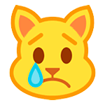 Émoji 😿 Chat Qui Pleure sur HTC Sense 7.