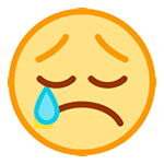 😢 Emoji Rosto Chorando na HTC Sense 7.