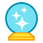 Emoji 🔮 Sfera Di Cristallo su HTC Sense 7.