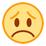 😞 Emoji enttäuschtes Gesicht HTC Sense 7.