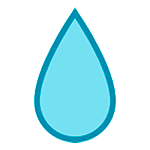 Émoji 💧 Goutte D’eau sur HTC Sense 7.
