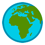 🌍 Emoji Globo Mostrando Europa E África na HTC Sense 7.