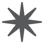 Emoji ✴️ Stella Stilizzata su HTC Sense 7.