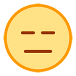 😑 Emoji Cara Sin Expresión en HTC Sense 7.