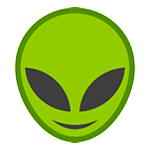 Émoji 👽 Alien sur HTC Sense 7.