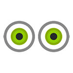 Émoji 👀 Yeux sur HTC Sense 7.