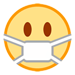 😷 Emoji Rosto Com Máscara Médica na HTC Sense 7.