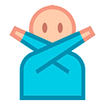 🙅 Emoji Person mit überkreuzten Armen HTC Sense 7.