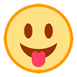 😛 Emoji Gesicht mit herausgestreckter Zunge HTC Sense 7.