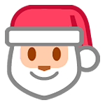 Émoji 🎅 Père Noël sur HTC Sense 7.