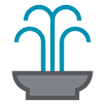 Emoji ⛲ Fontana su HTC Sense 7.
