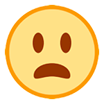 😦 Emoji Cara Con El Ceño Fruncido Y La Boca Abierta en HTC Sense 7.