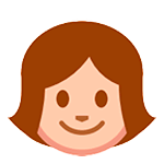 Emoji 👧 Bambina su HTC Sense 7.