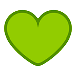 💚 Emoji Corazón Verde en HTC Sense 7.
