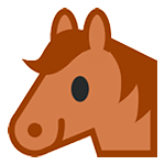 Emoji 🐴 Muso Di Cavallo su HTC Sense 7.