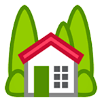 🏡 Emoji Haus mit Garten HTC Sense 7.