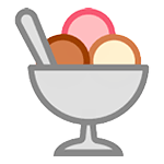 Emoji 🍨 Coppa Di Gelato su HTC Sense 7.