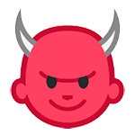 👿 Emoji wütendes Gesicht mit Hörnern HTC Sense 7.