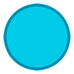 🔵 Emoji Círculo Azul Grande en HTC Sense 7.