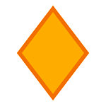 Émoji 🔶 Grand Losange Orange sur HTC Sense 7.