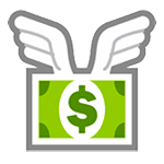 💸 Emoji Geldschein mit Flügeln HTC Sense 7.
