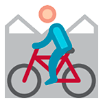 🚵 Emoji Persona En Bicicleta De Montaña en HTC Sense 7.