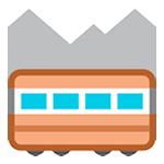 🚞 Emoji Estrada De Ferro Na Montanha na HTC Sense 7.