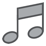 Émoji 🎵 Note De Musique sur HTC Sense 7.
