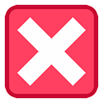Emoji ❎ Croce Con Quadrato su HTC Sense 7.
