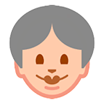 Émoji 👵 Femme âgée sur HTC Sense 7.
