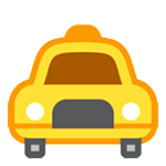 🚖 Emoji Vorderansicht Taxi HTC Sense 7.