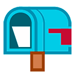 Emoji 📭 Cassetta Postale Con Bandierina Abbassata su HTC Sense 7.