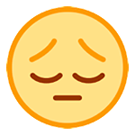 😔 Emoji Rosto Deprimido na HTC Sense 7.