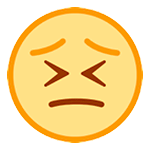 😣 Emoji Rosto Perseverante na HTC Sense 7.